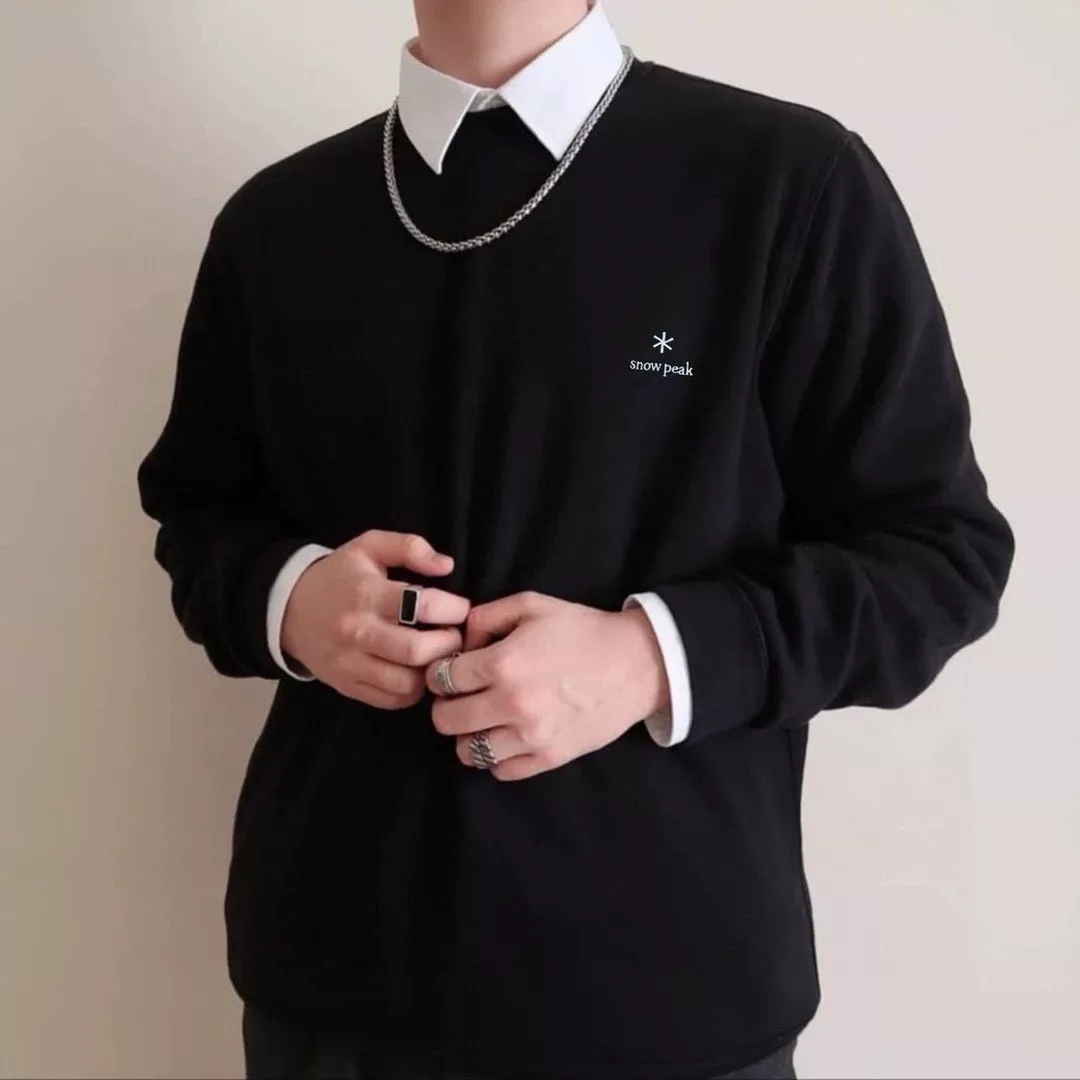스노우피크 대만 한정 블랙라벨 기모 크루넥 스웻셔츠 상세 이미지 31