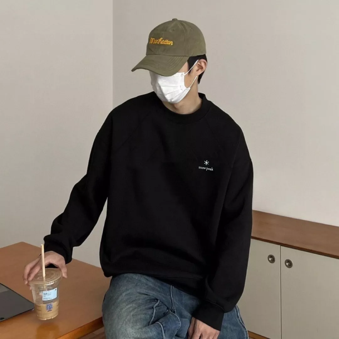 스노우피크 대만 한정 블랙라벨 기모 크루넥 스웻셔츠 상세 이미지 34