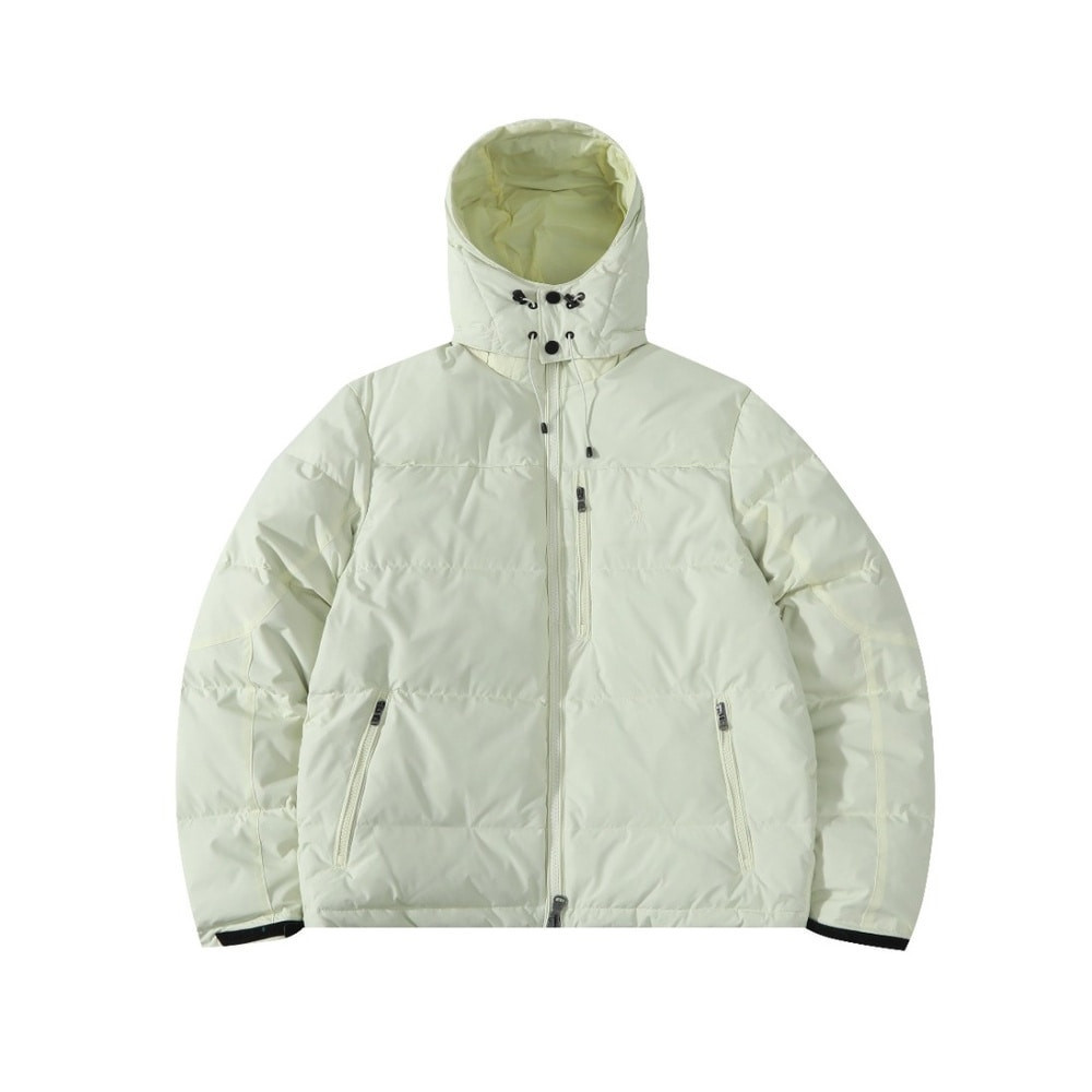 랄프로렌 폴로 로고 자수 후드 다운재킷