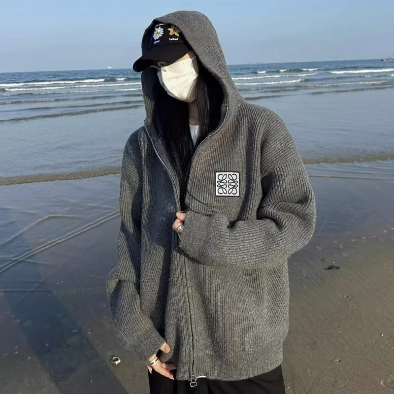 로에베 아나그램 후드 집업 니트 가디건 상세 이미지 11