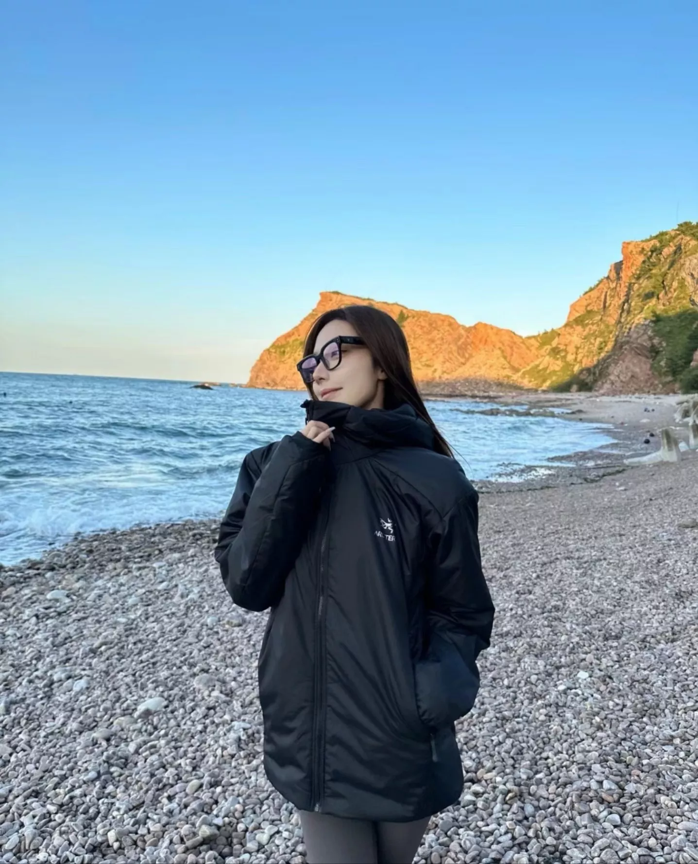 코오롱스포츠 소프트쉘 후드 집업 재킷 상세 이미지 16