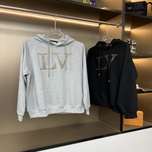 루이비통 2024FW LV 레터링 라인스톤 후드
