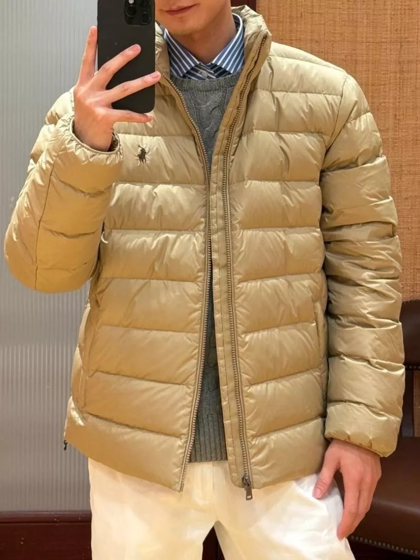 랄프로렌 자수 로고 스탠드 칼라 다운 재킷 상세 이미지 14