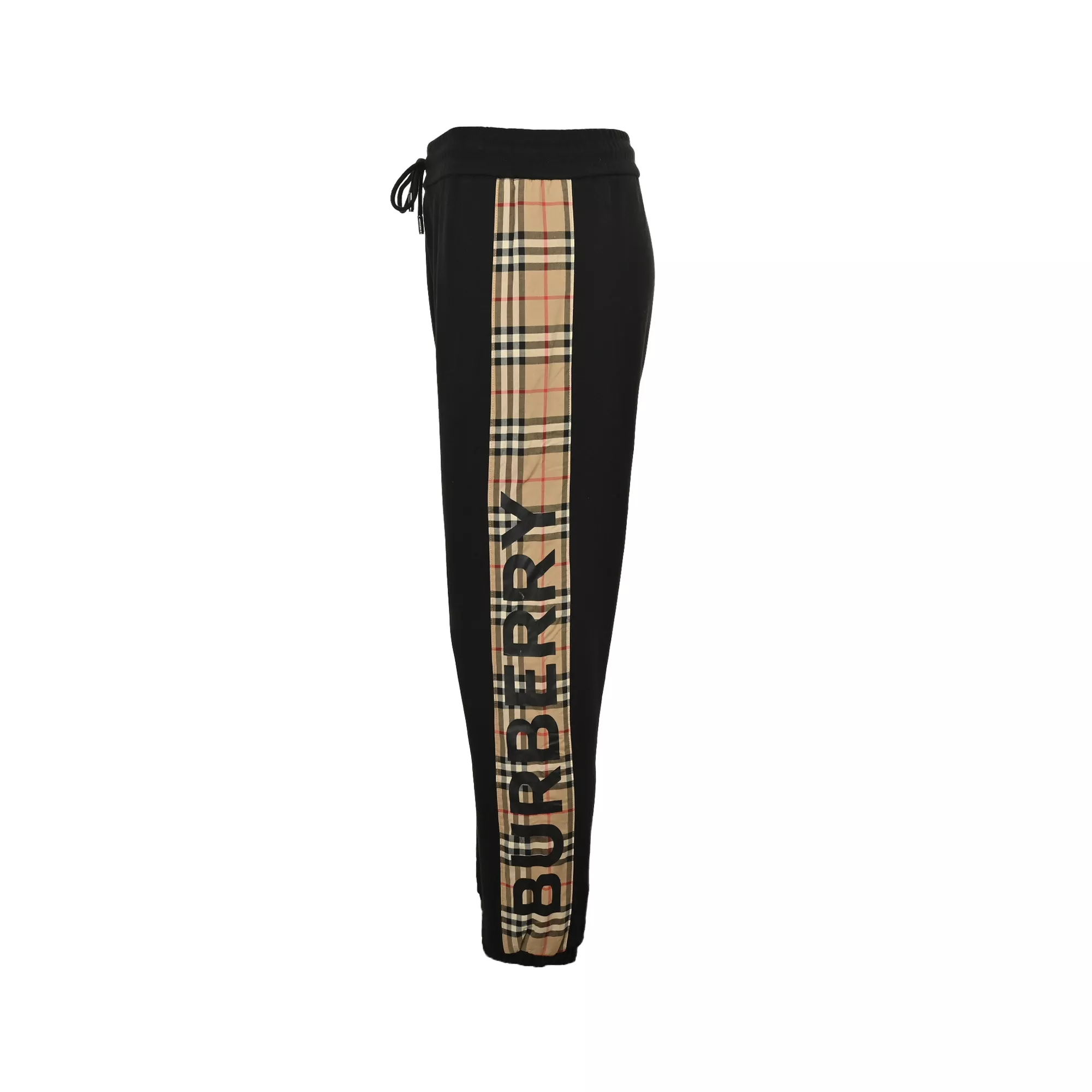 버버리 측면 체크 테이프 로고 레터링 조거 팬츠 상세 이미지 2