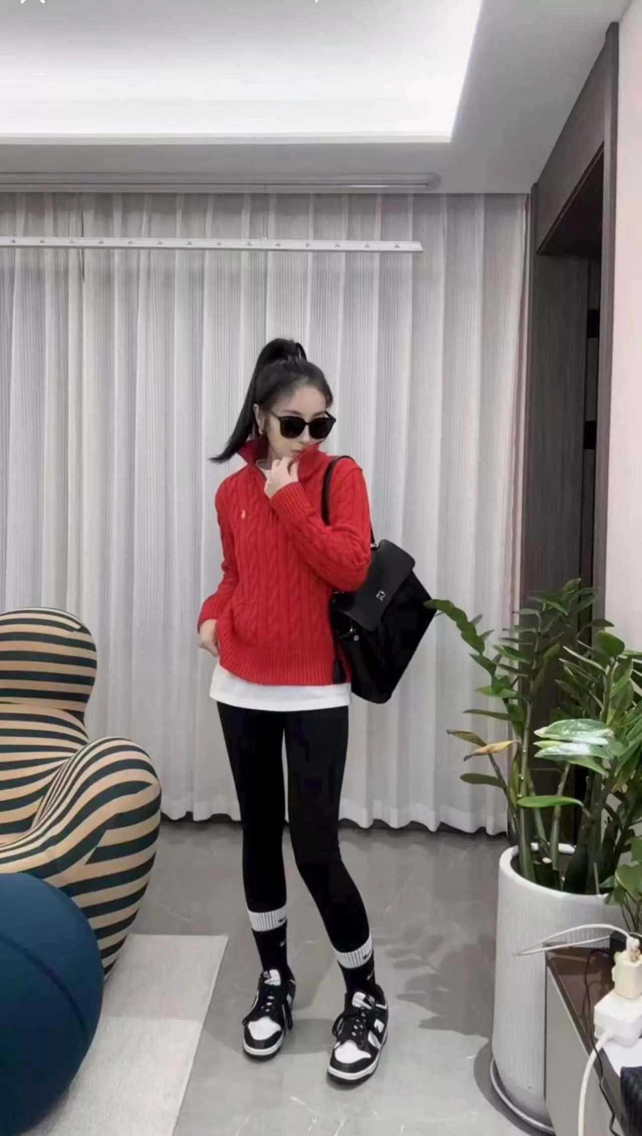 랄프로렌 케이블 반집업 니트 스웨터 상세 이미지 15