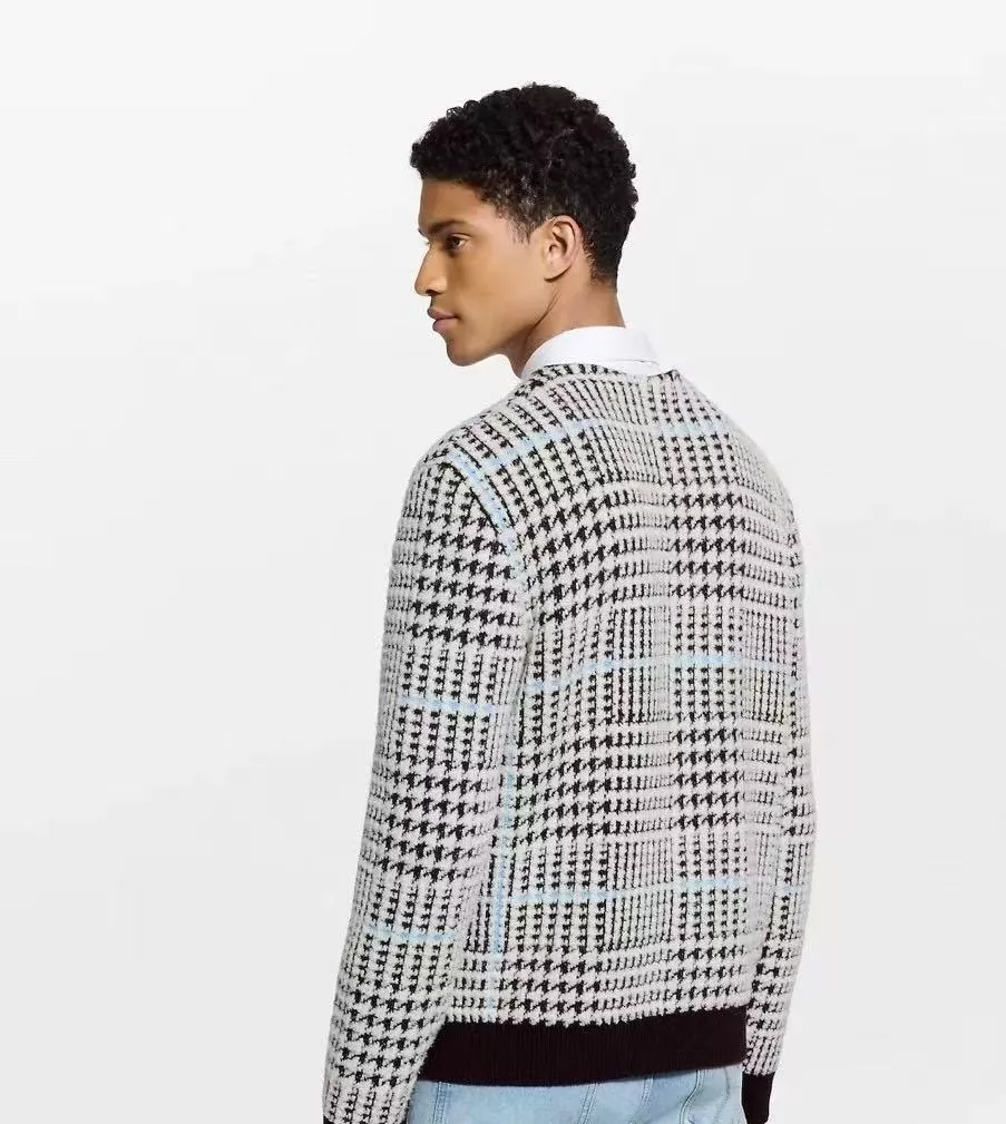 루이비통 25FW 글렌 플래드 자카드 V넥 니트 가디건 상세 이미지 17