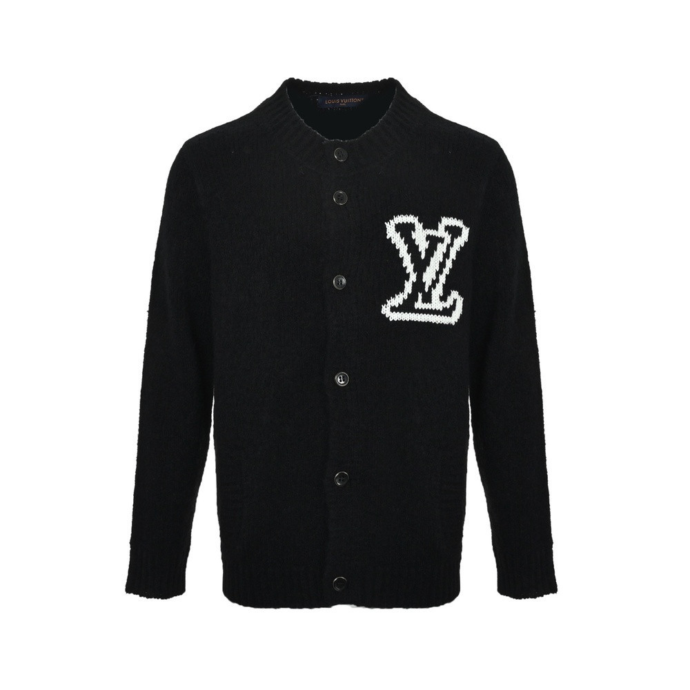 루이비통 인타르시아 LV 로고 니트 가디건