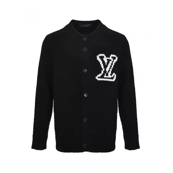 루이비통 인타르시아 LV 로고 니트 가디건