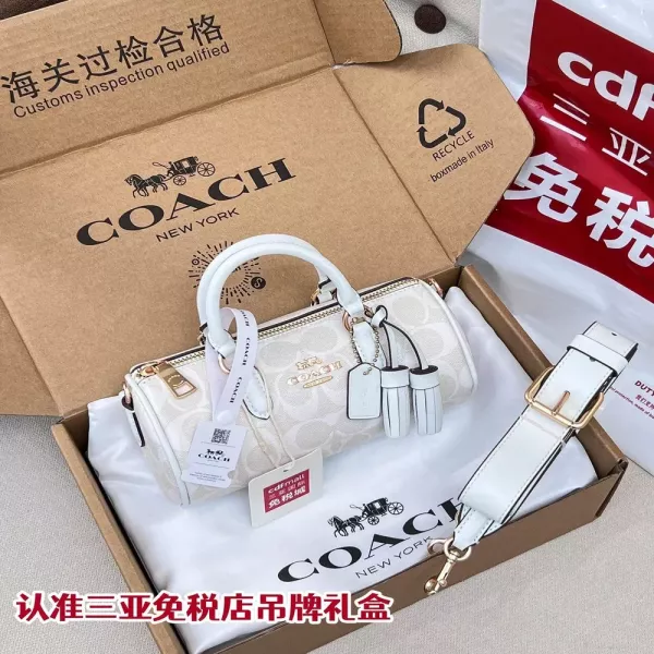 코치 레이시 미니 배럴 탑핸들 백