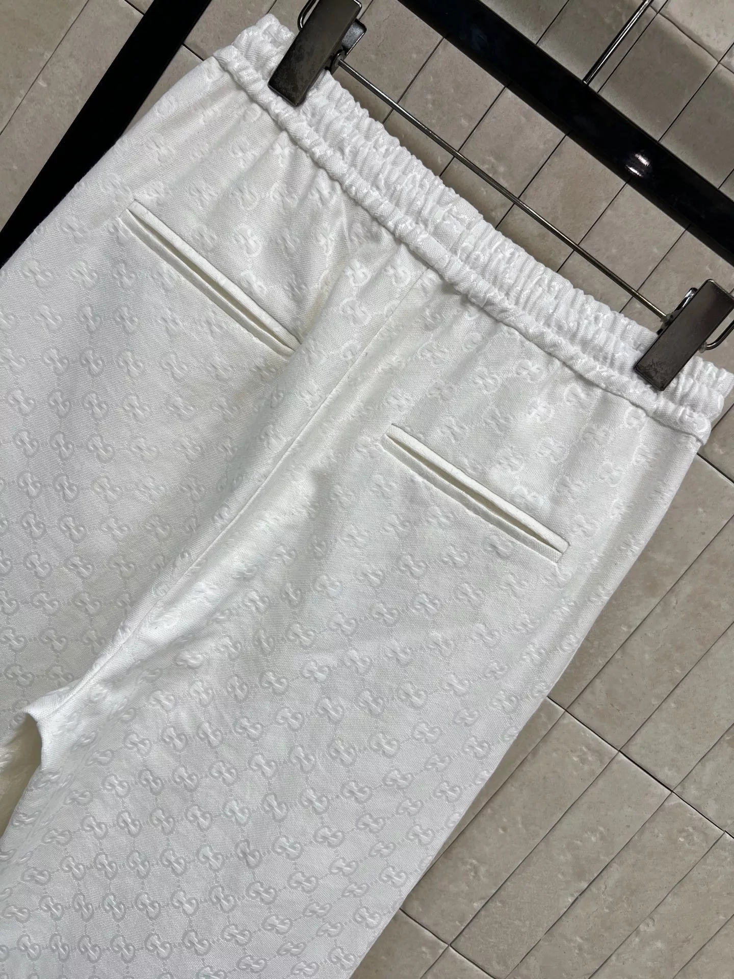 구찌 GG 자카드 와이드 레그 밴딩 팬츠 상세 이미지 8