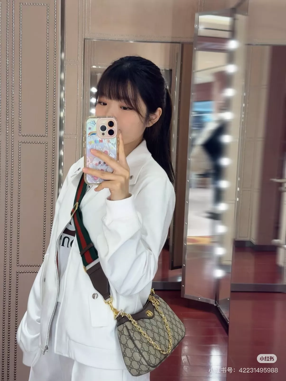 구찌 GG 자카드 와이드 레그 밴딩 팬츠 상세 이미지 11