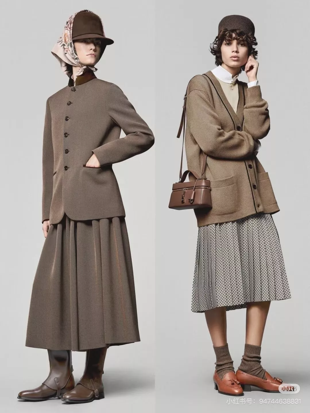 로로피아나 25FW 배색 스탠드카라 테일러드 재킷 상세 이미지 25
