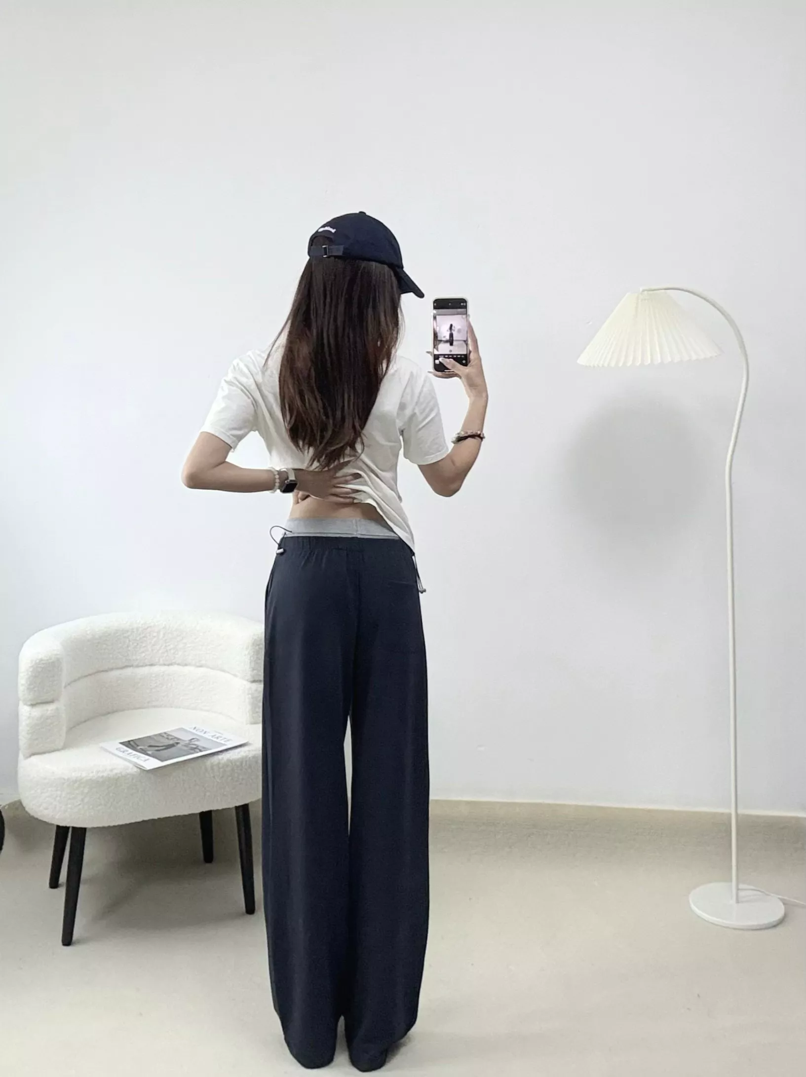 알렉산더왕 더블 웨이스트밴드 와이드 트레이닝 팬츠 상세 이미지 26