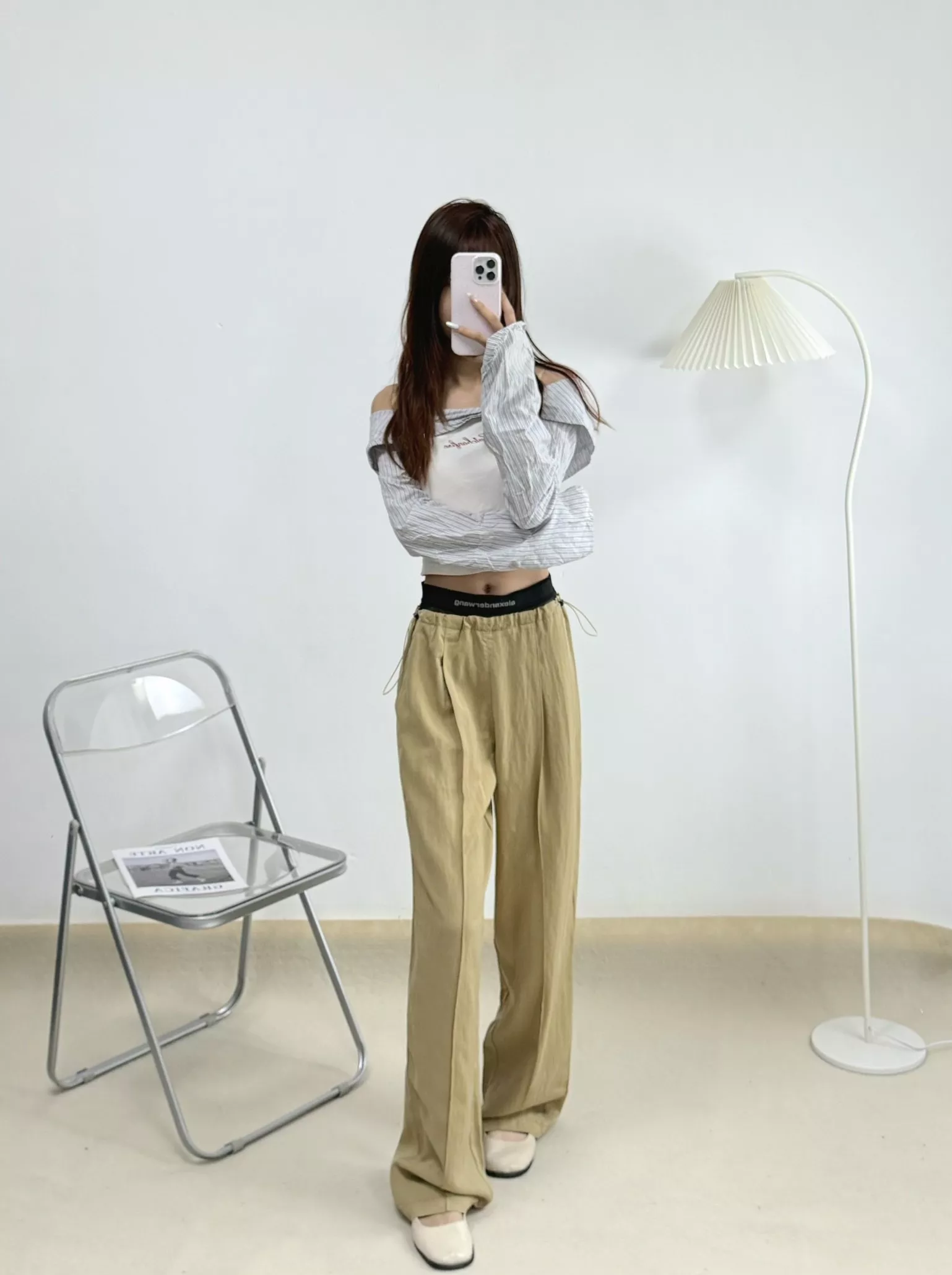 알렉산더왕 더블 허리 밴딩 와이드 팬츠 상세 이미지 22