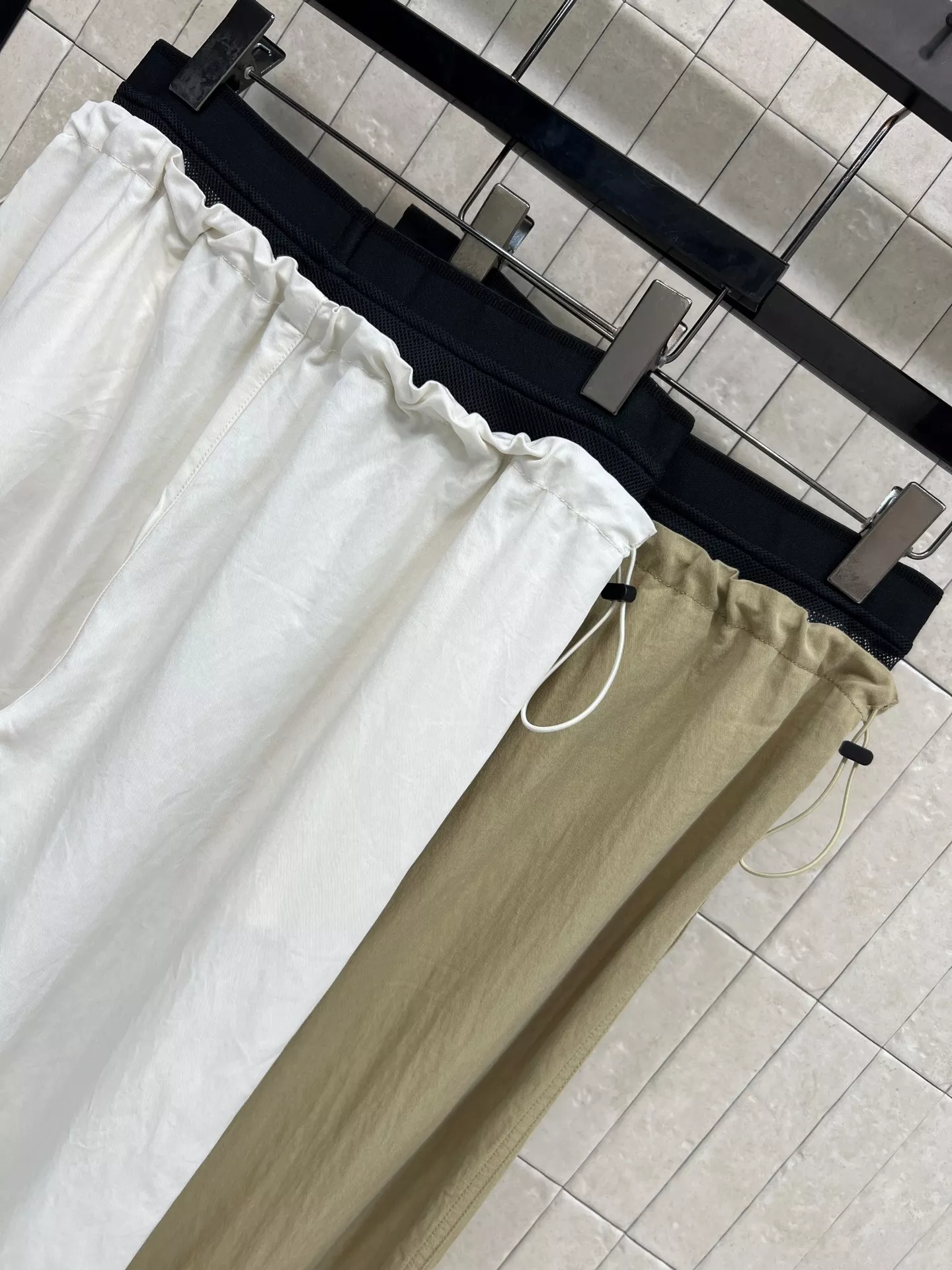 알렉산더왕 더블 허리 밴딩 와이드 팬츠 상세 이미지 8