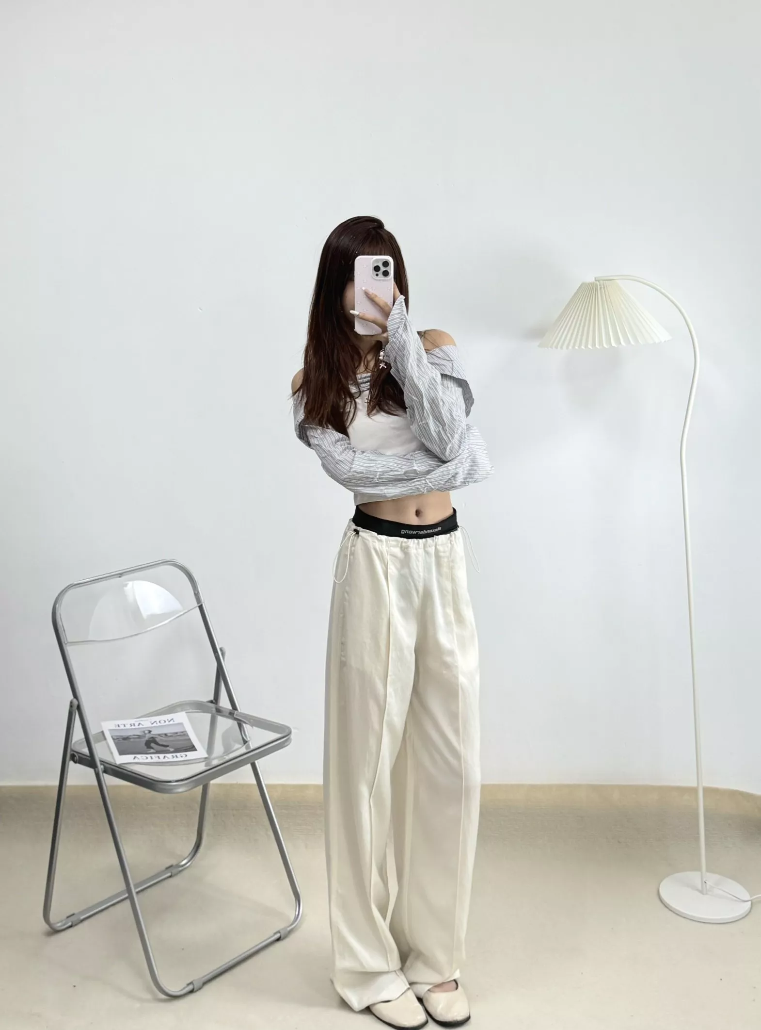 알렉산더왕 더블 허리 밴딩 와이드 팬츠 상세 이미지 19