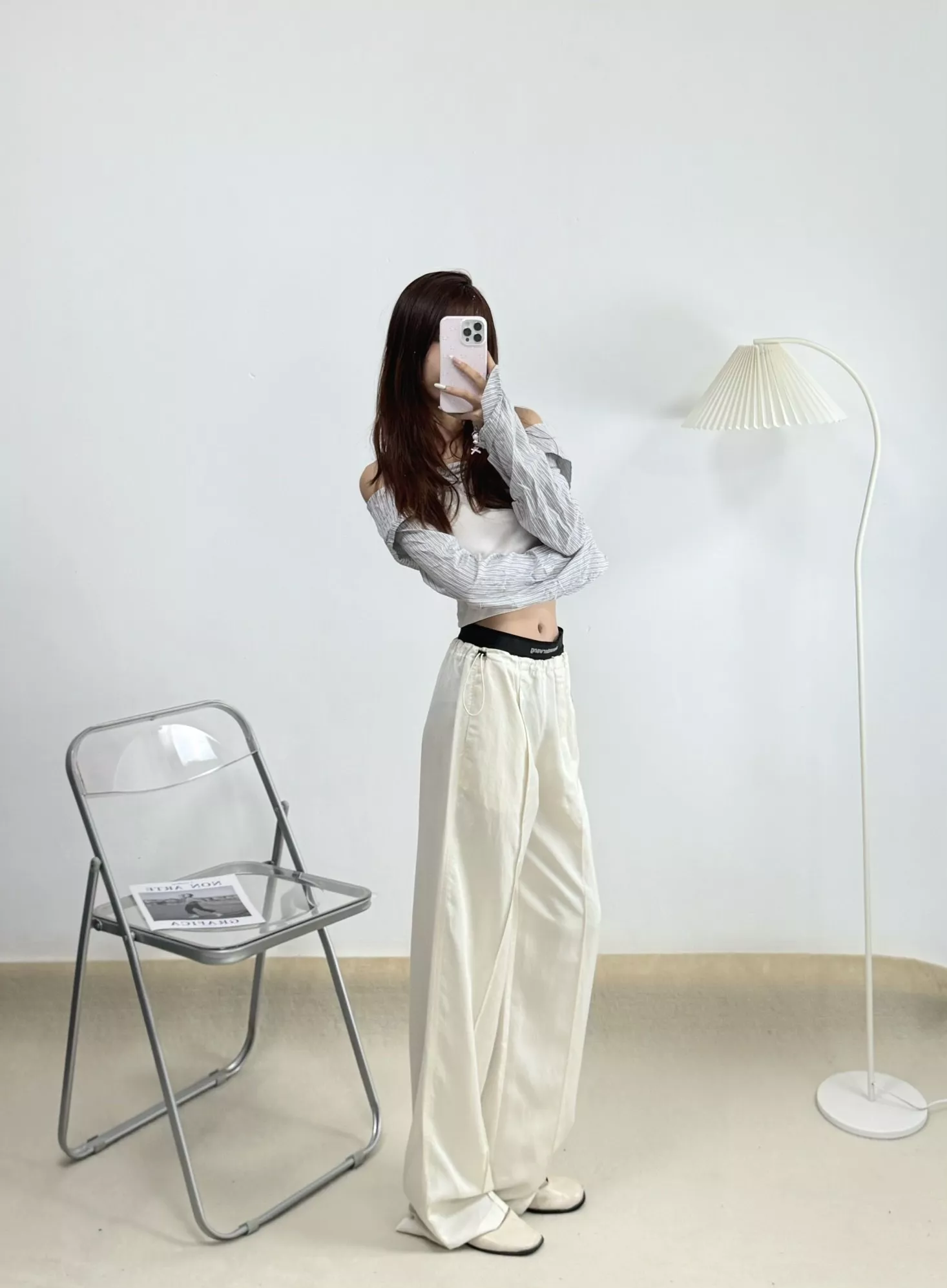 알렉산더왕 더블 허리 밴딩 와이드 팬츠 상세 이미지 17