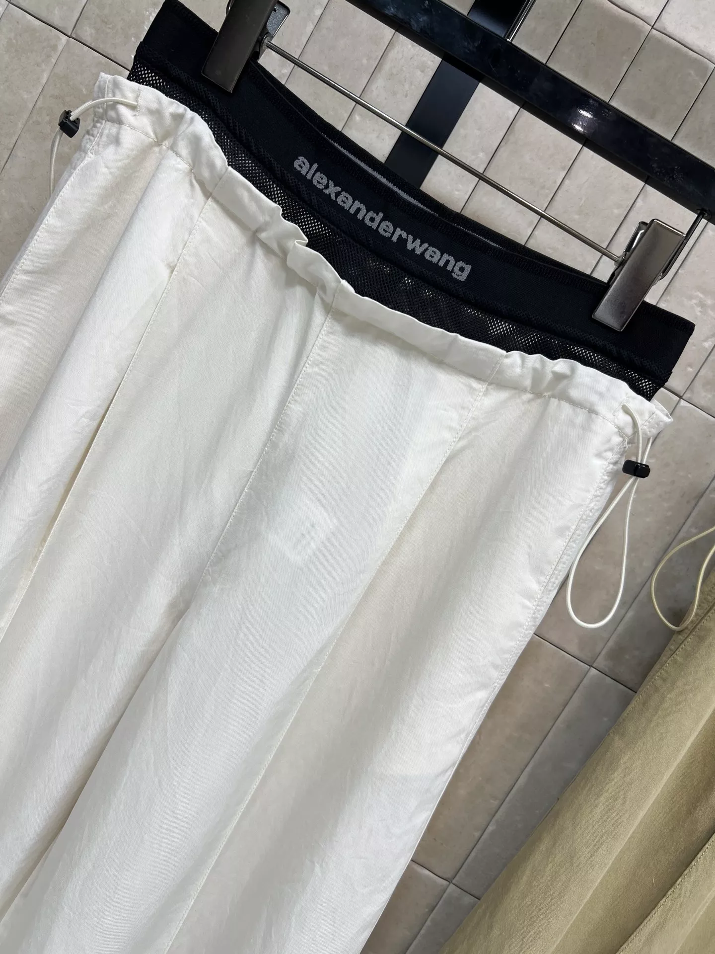 알렉산더왕 더블 허리 밴딩 와이드 팬츠 상세 이미지 2