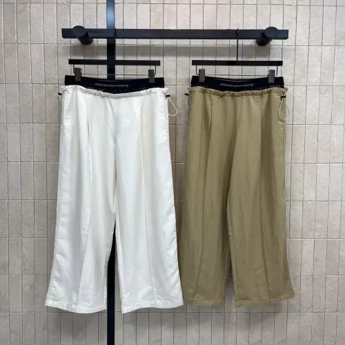 알렉산더왕 더블 허리 밴딩 와이드 팬츠