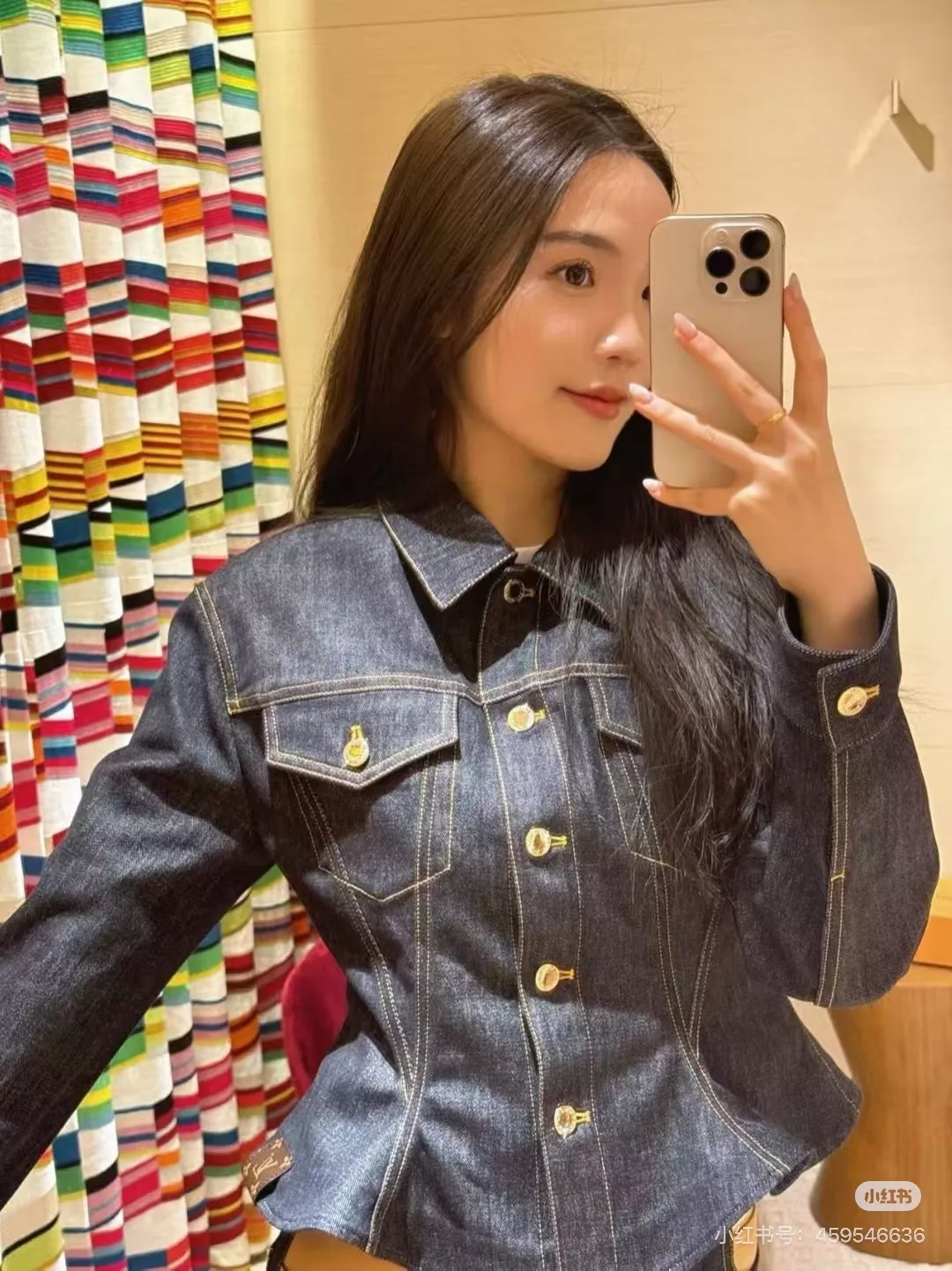 루이비통 26SS 카라 허리라인 데님 재킷 상세 이미지 26
