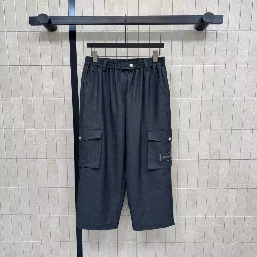 루이비통 그레이 카고 와이드 팬츠