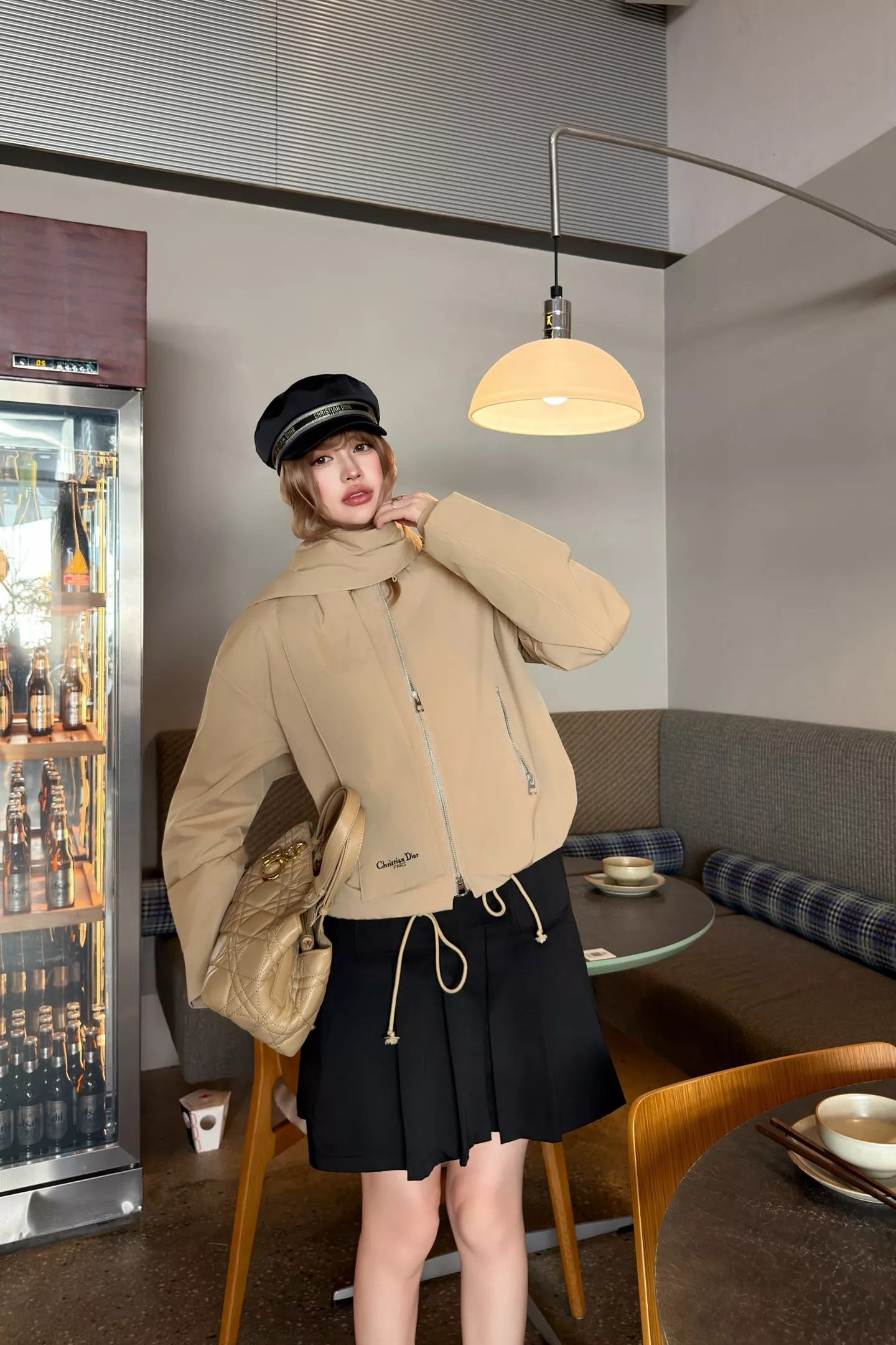 디올 25FW 탈부착 머플러 포인트 숏 패딩 점퍼 상세 이미지 42
