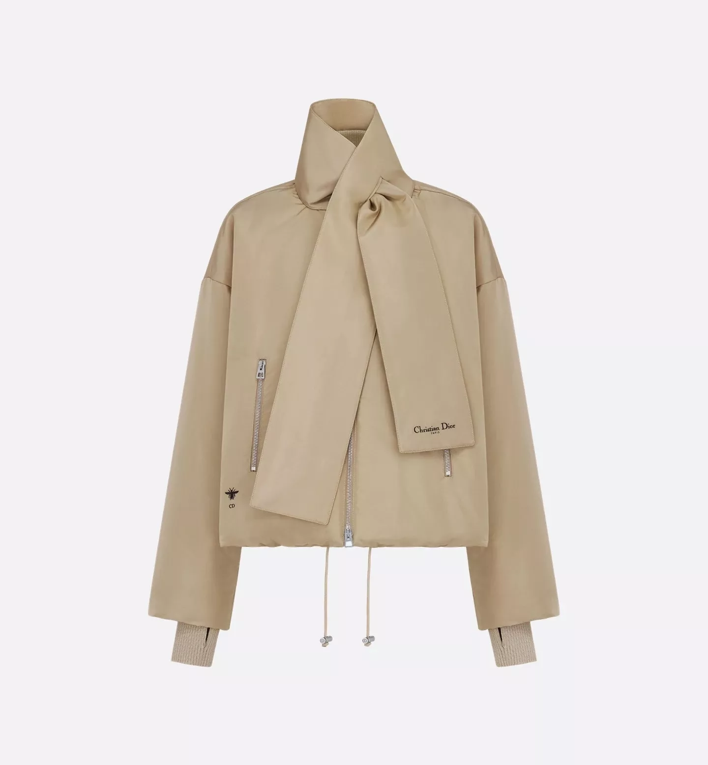 디올 25FW 탈부착 머플러 포인트 숏 패딩 점퍼 상세 이미지 11