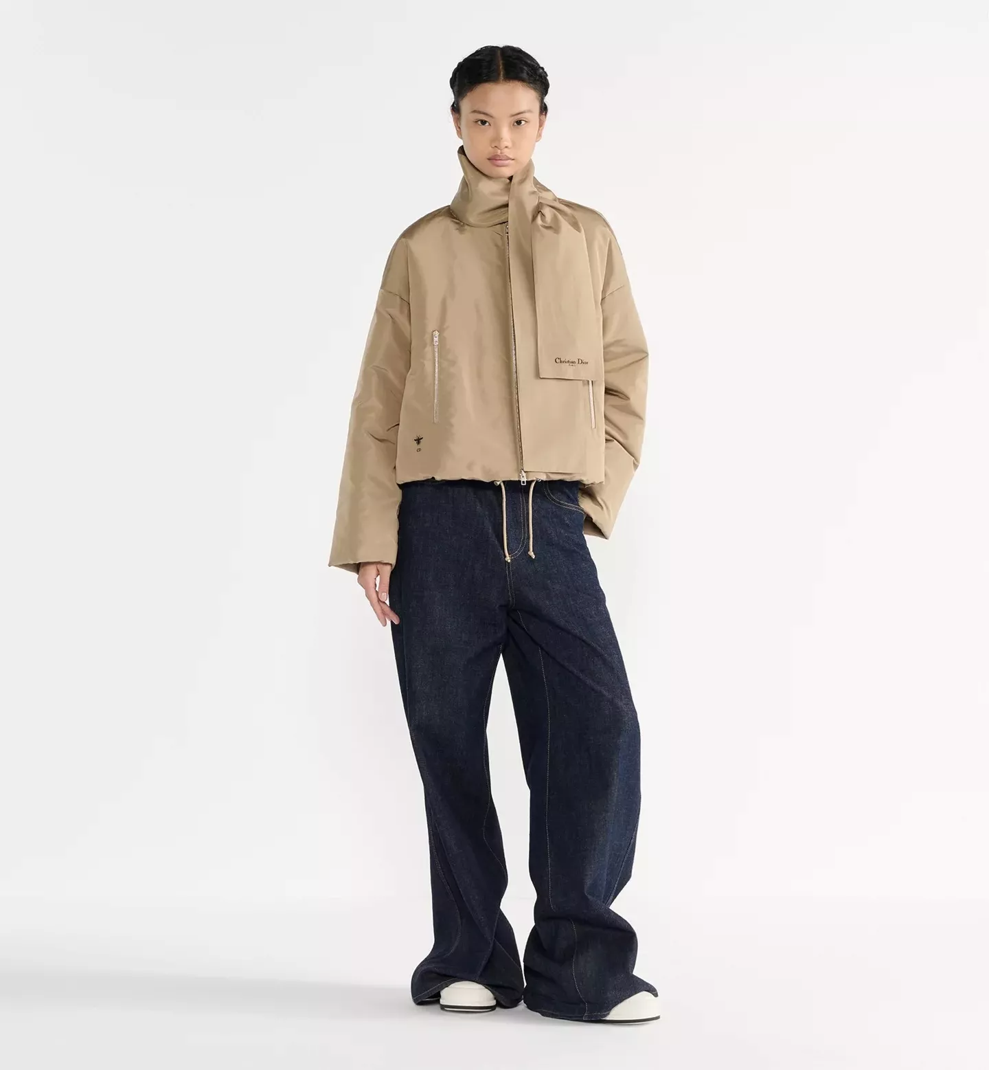 디올 25FW 탈부착 머플러 포인트 숏 패딩 점퍼 상세 이미지 16