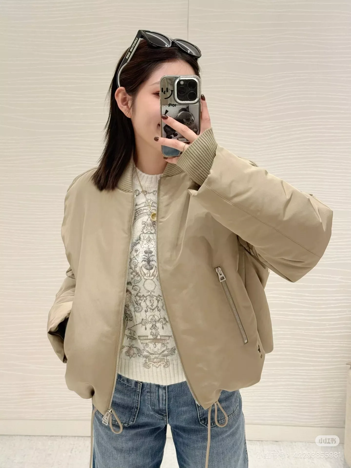 디올 25FW 탈부착 머플러 포인트 숏 패딩 점퍼 상세 이미지 18