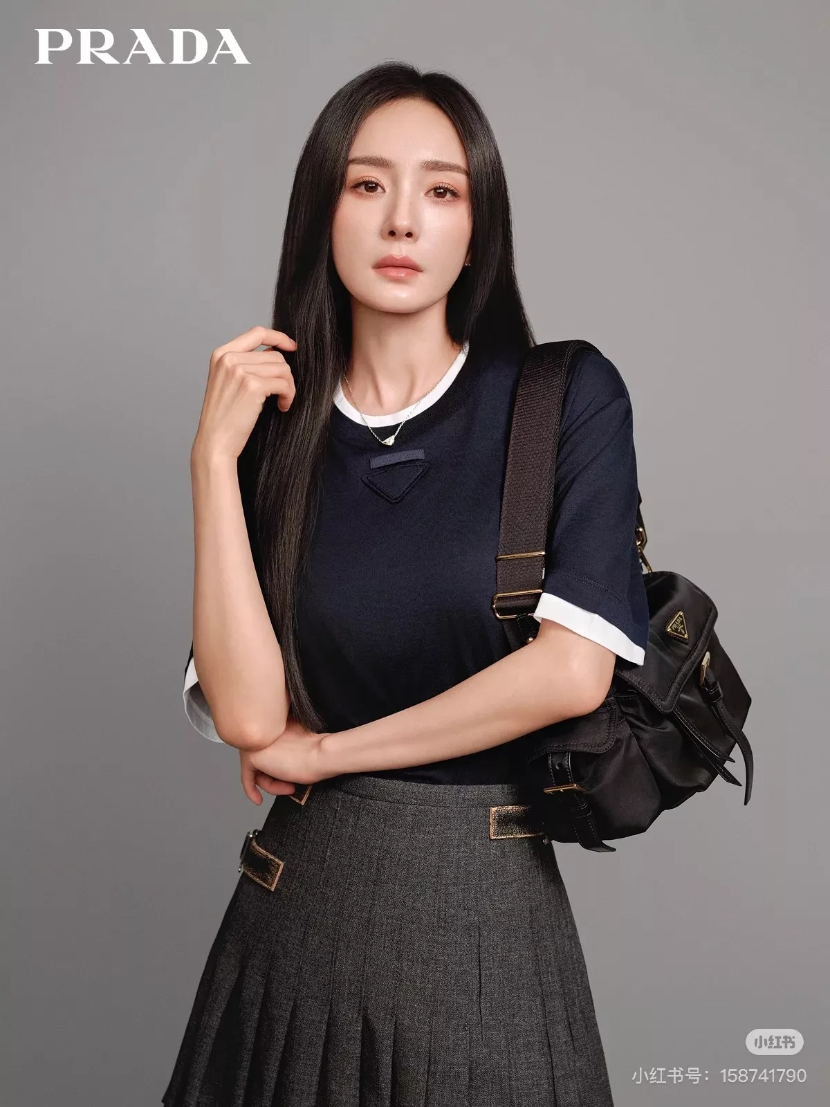 프라다 그레이 공장풍 플리츠 미니 스커트 상세 이미지 18