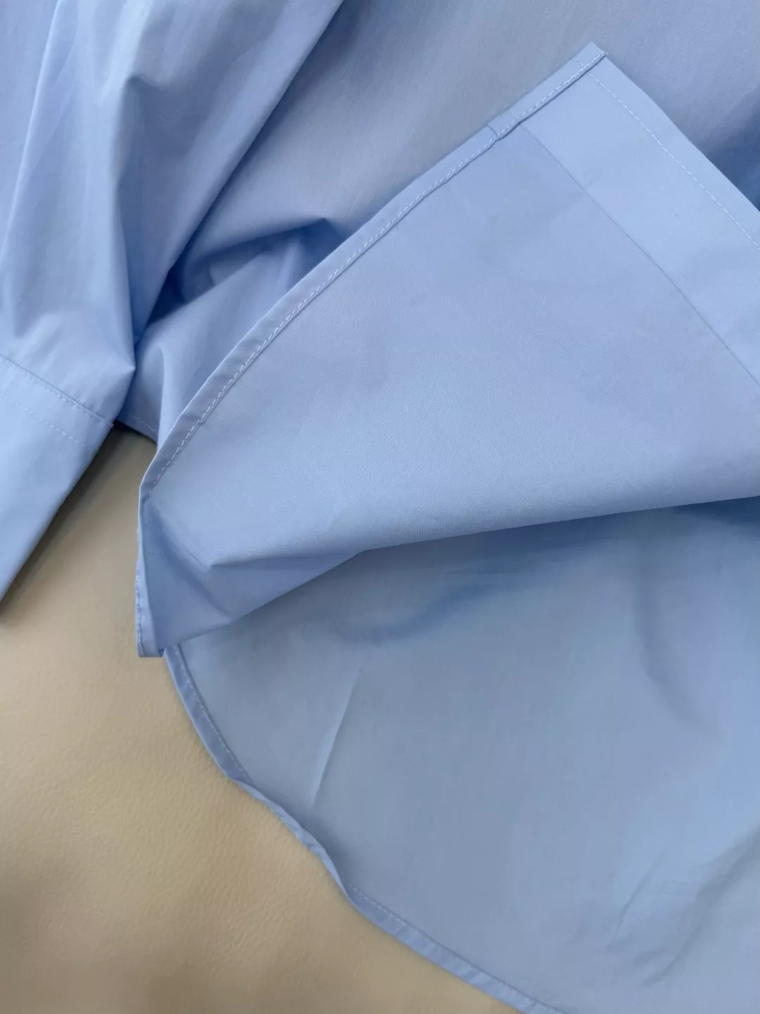 샤넬 체인 장식 코튼 긴소매 셔츠 상세 이미지 8