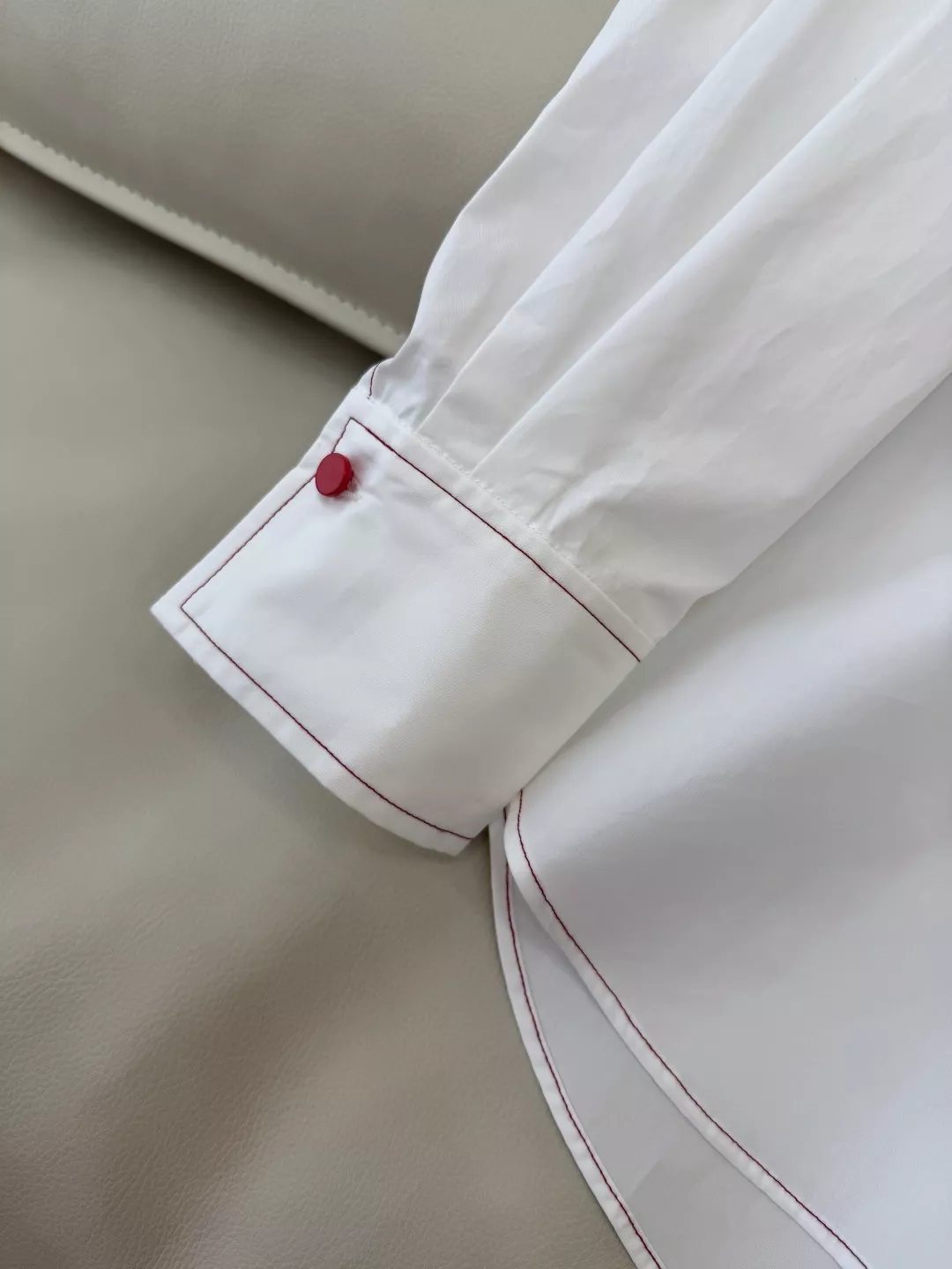 랄프로렌 콘트라스트 스티치 포니 자수 코튼 셔츠 상세 이미지 7