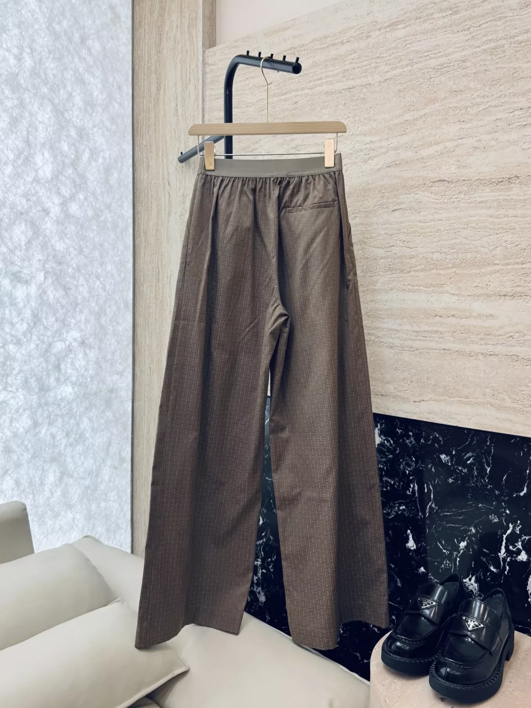 에르메스 H자카드웨어자카드 와이드 롱 팬츠 상세 이미지 2