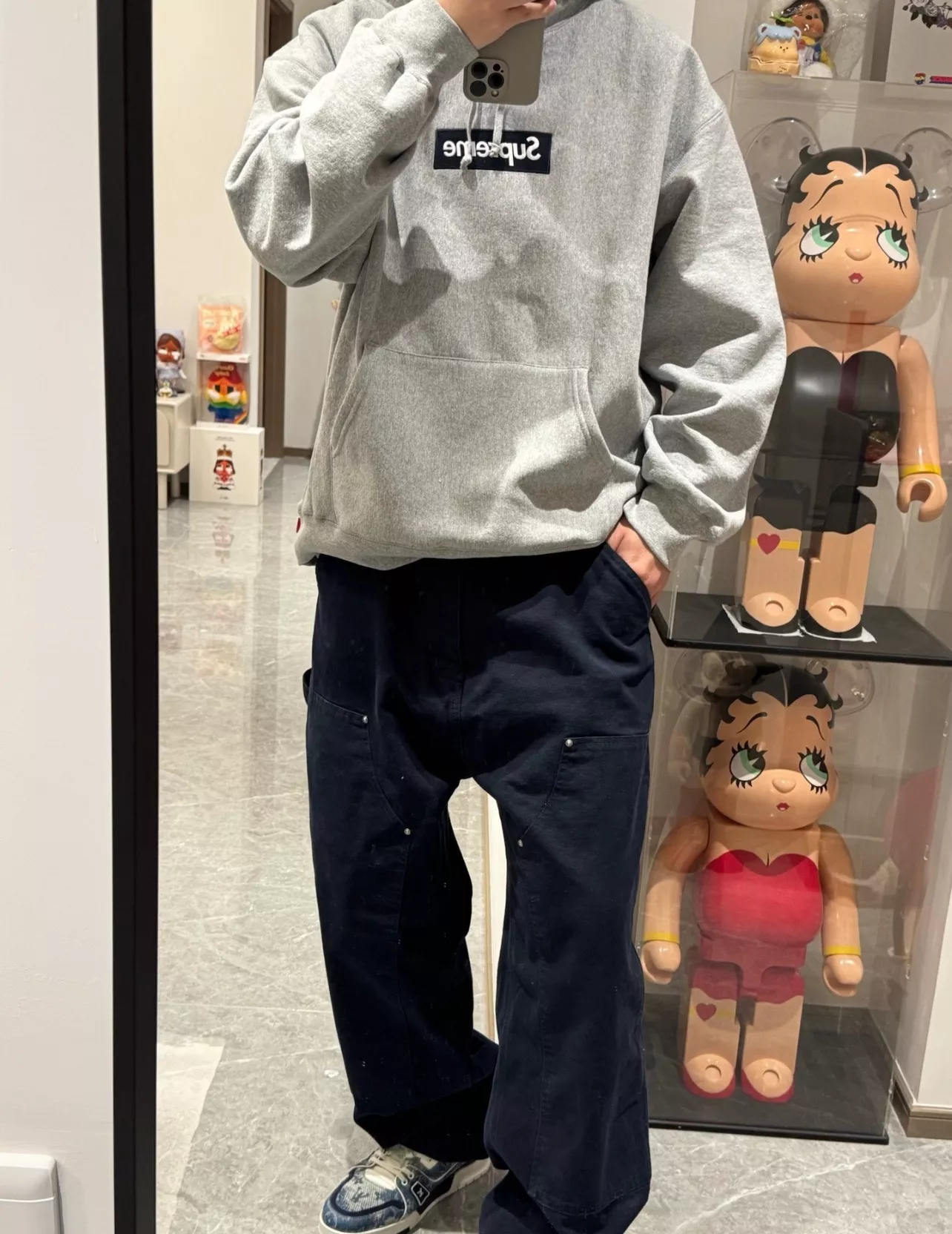 슈프림 FW25 박스로고 자수 후드 스웨트셔츠 상세 이미지 37