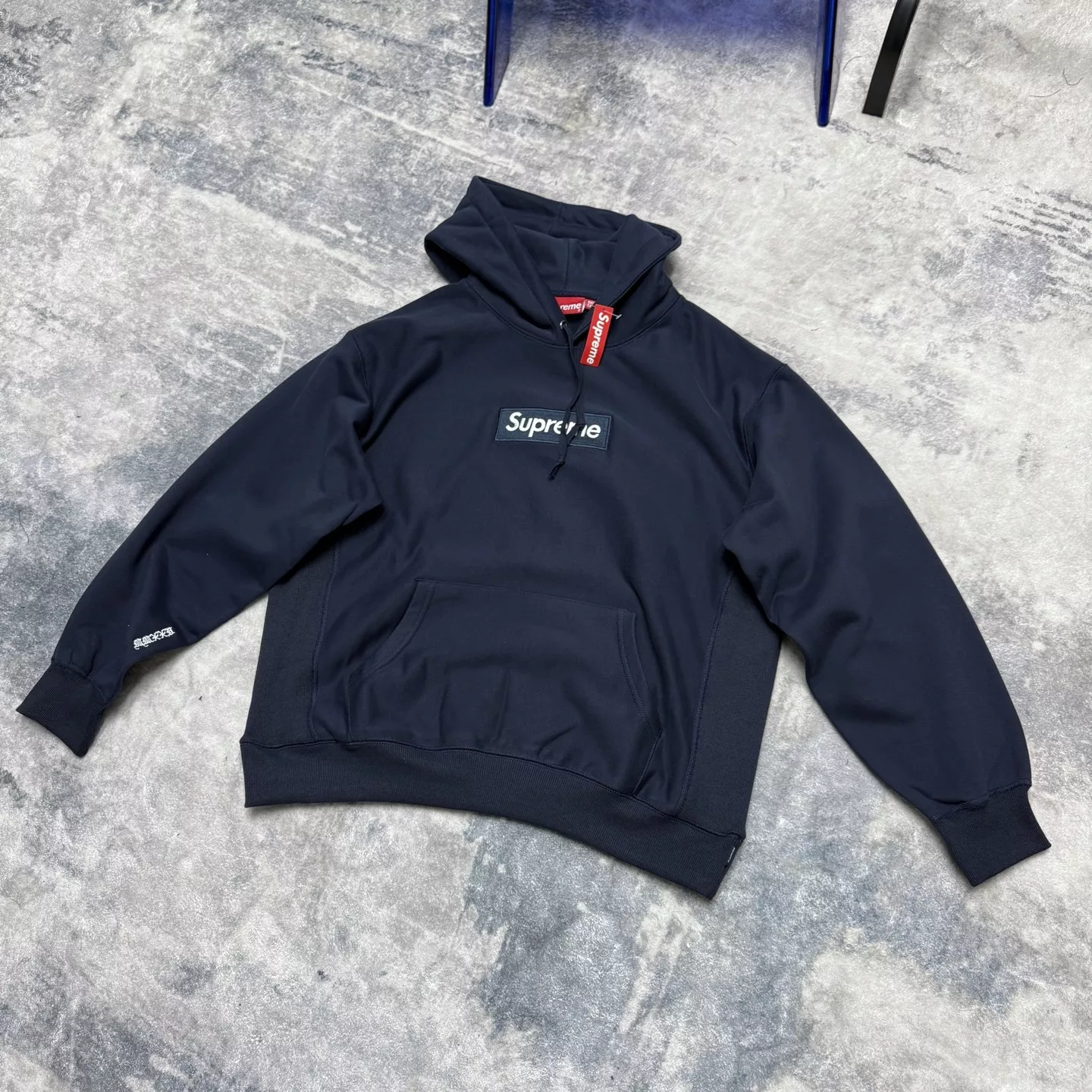 슈프림 FW25 박스로고 자수 후드 스웨트셔츠 상세 이미지 7