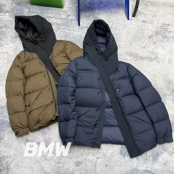 비엠떠블유 M파워 아이스 드라이빙 후드 숏 다운재킷