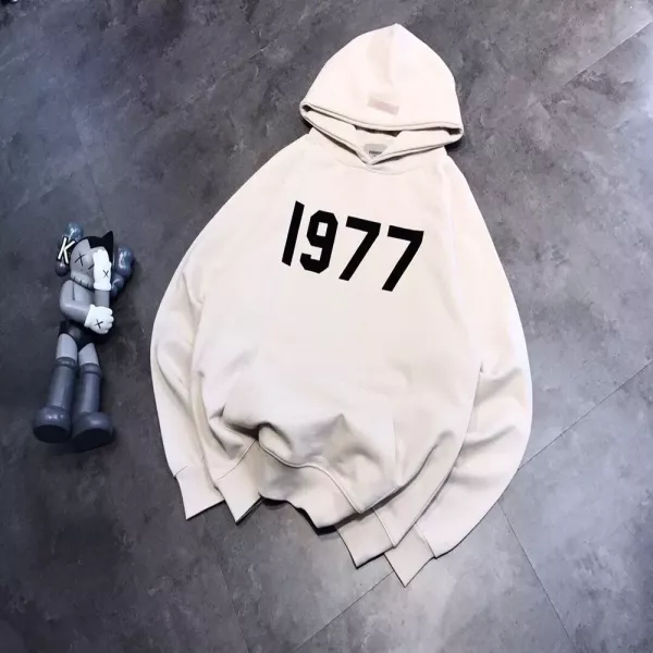 피어오브갓 1977 스태틱 플로킹 레터링 후드