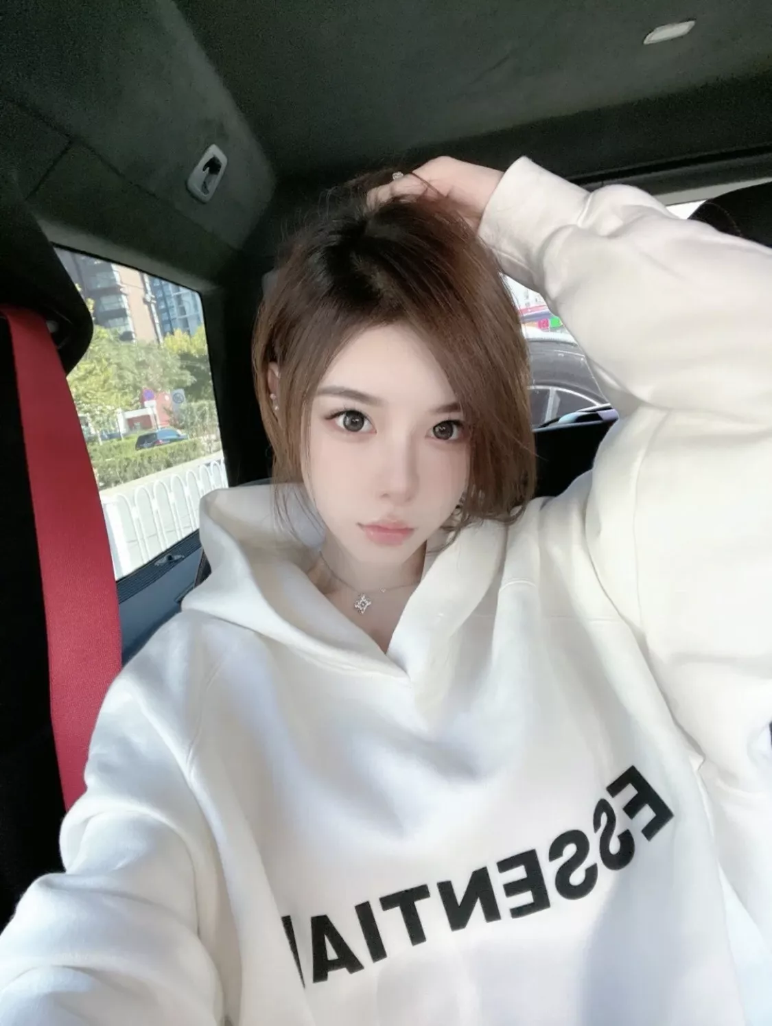 피어오브갓 에센셜 복선 로고 후드 상세 이미지 10