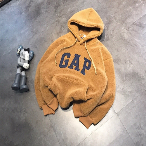 갭 GAP 로고 양면 양털 플리스 후드