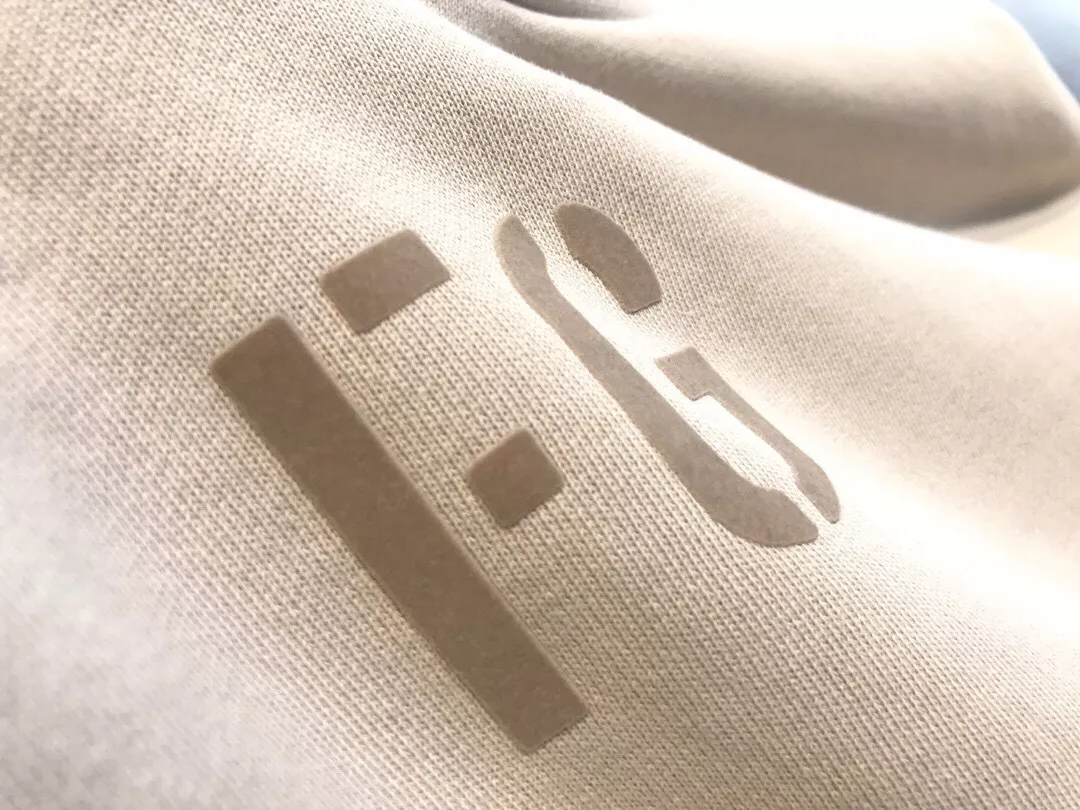피어오브갓 FG 플로킹 레터링 양털안감 후드 상세 이미지 4