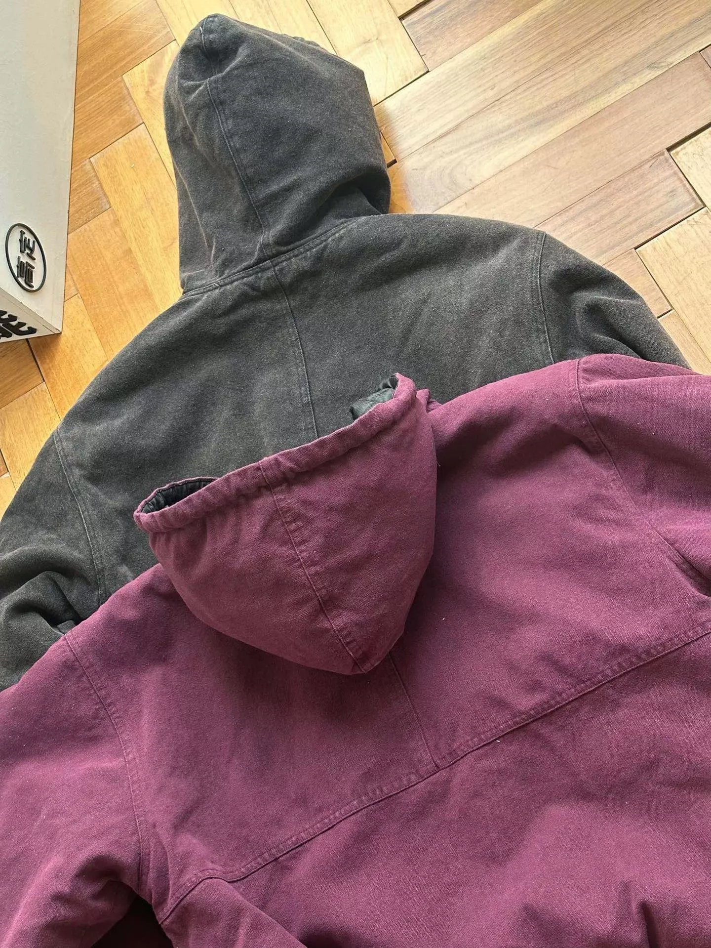 스투시 워시드 빈티지 레터 자수 후드 패딩 재킷 상세 이미지 15