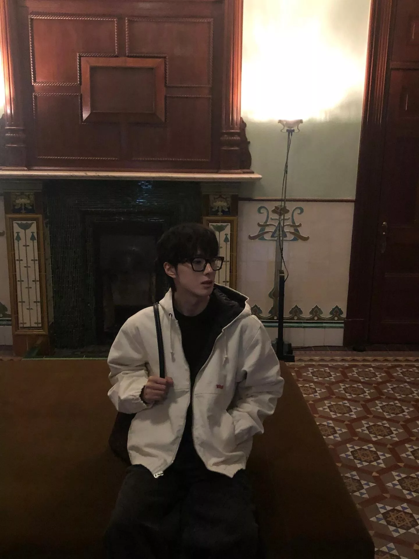 스투시 24FW 워싱 빈티지 로고 자수 집업 코튼 재킷 상세 이미지 33