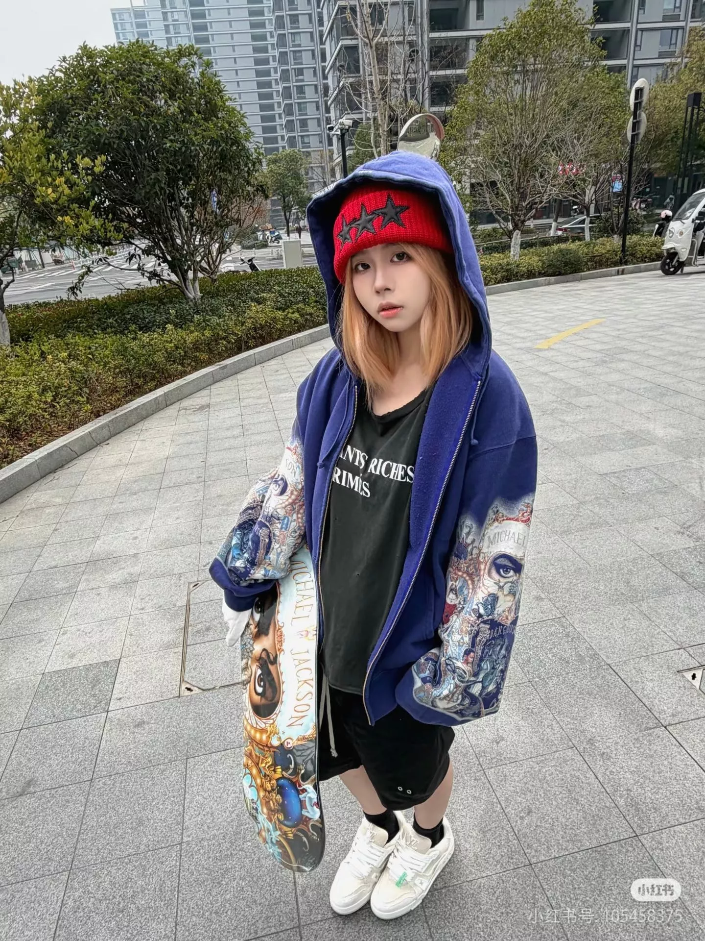 슈프림 마이클 잭슨 데인저러스 아이 프린트 집업 후드 상세 이미지 31