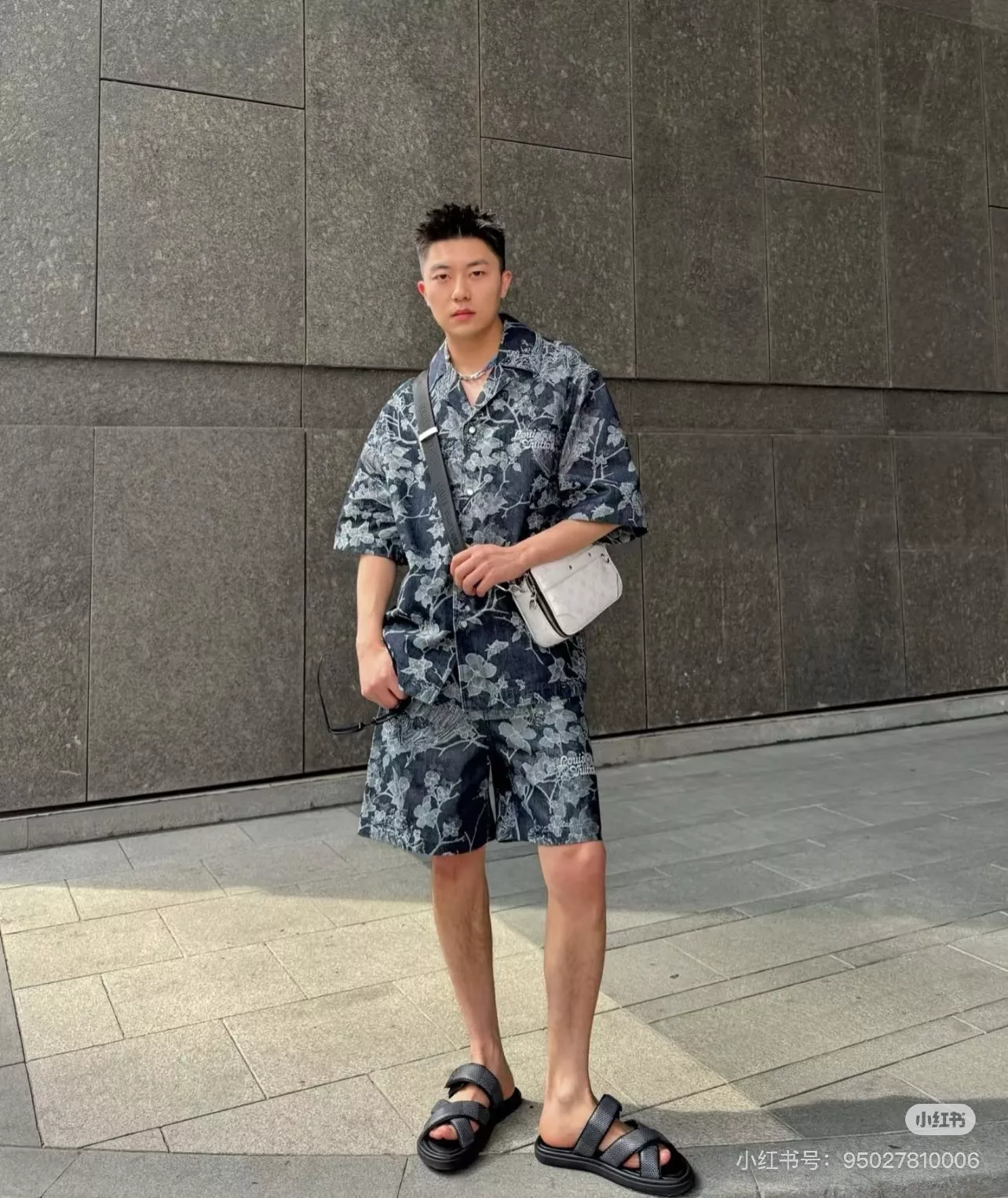 루이비통 자카드 모노그램 플로럴 데님 쇼츠 상세 이미지 10