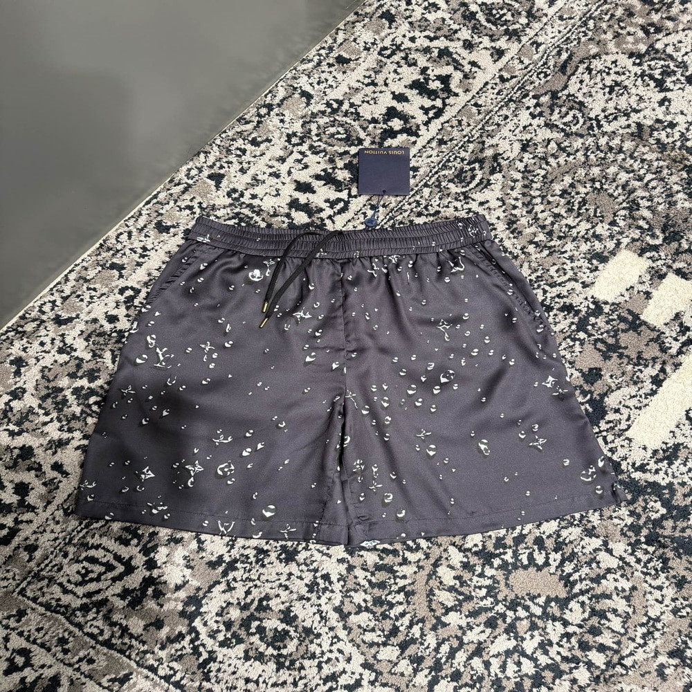 루이비통 모노그램 워터드롭 테크 실크 쇼츠