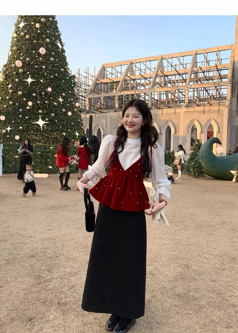 노브랜드 진주 포인트 끈나시 셔츠 2종 세트 상세 이미지 32