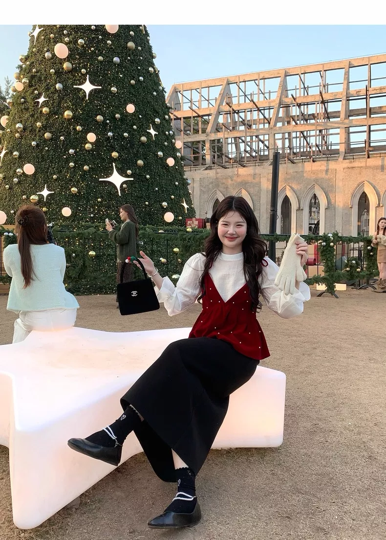 노브랜드 진주 포인트 끈나시 셔츠 2종 세트 상세 이미지 28