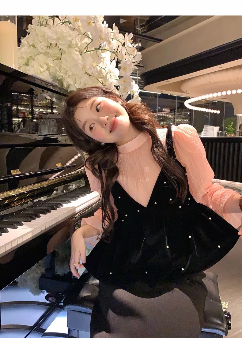 노브랜드 진주 포인트 끈나시 셔츠 2종 세트 상세 이미지 47