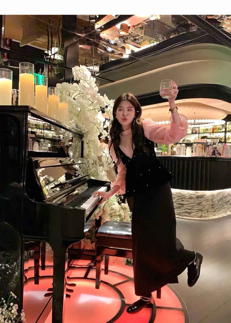 노브랜드 진주 포인트 끈나시 셔츠 2종 세트 상세 이미지 40
