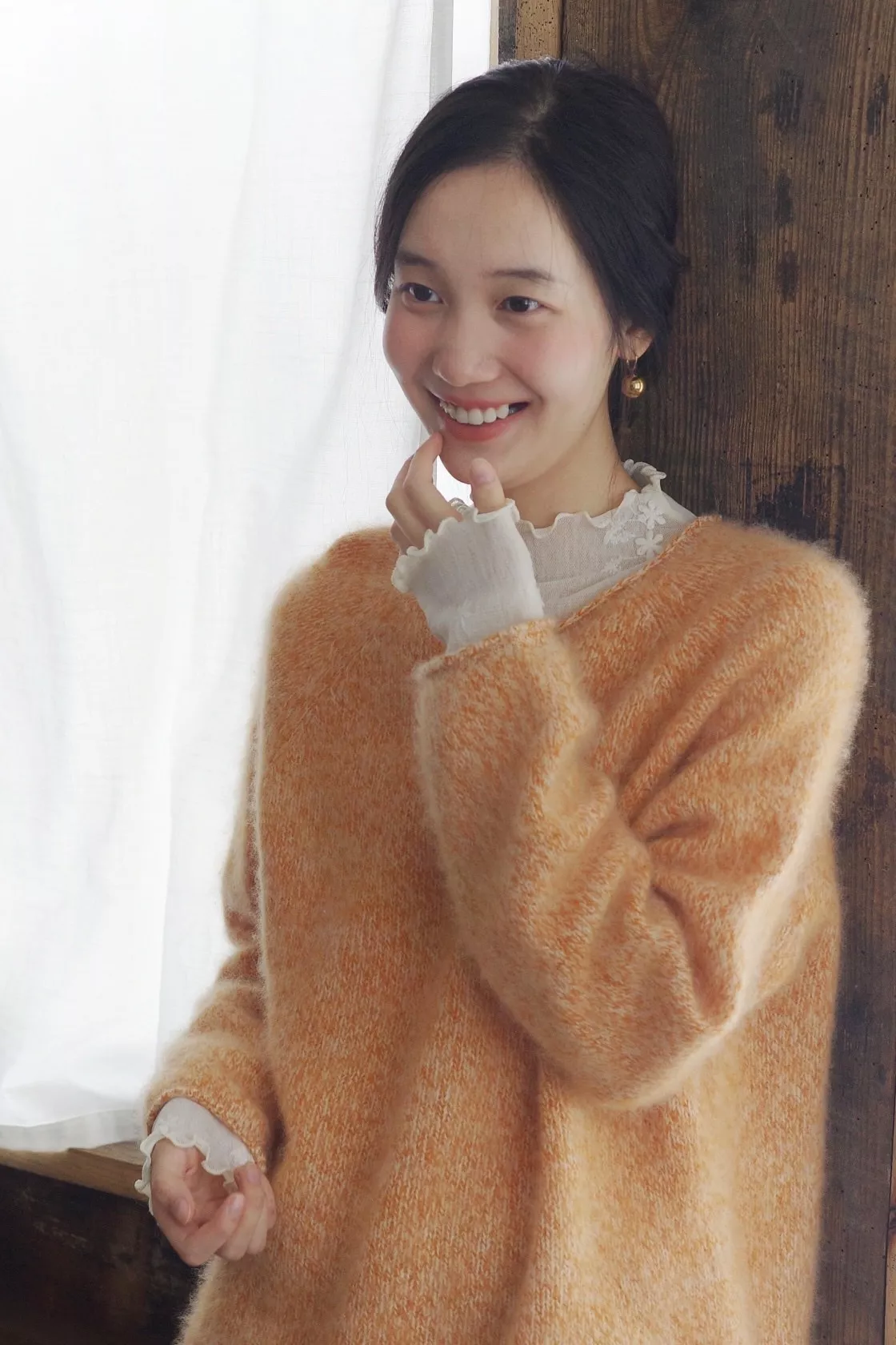 노브랜드 레이스 시스루 이너 탑 니트 상하 세트 상세 이미지 39